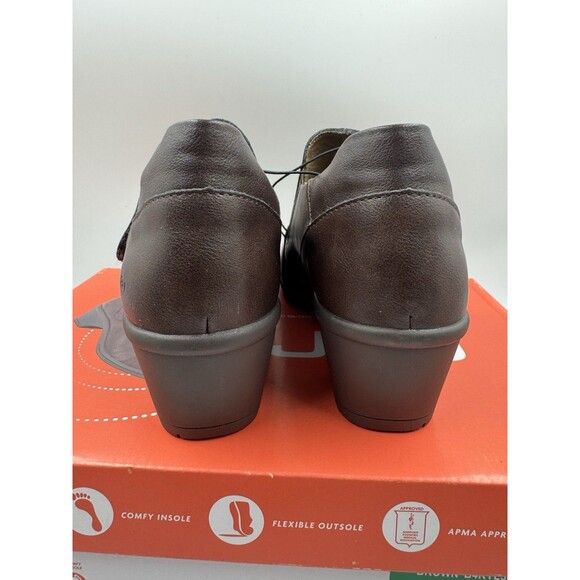 JBU Jambu Kyley Women's Brown Ankle Adjustable Small Heel  Boot Size 7.5M New - Picture 7 of 16